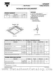 SI7848DP datasheet pdf Vishay