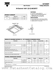 SI7456DP datasheet pdf Vishay