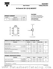 SI3434DV datasheet pdf Vishay