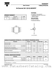 SI4362DY datasheet pdf Vishay
