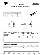 SI9926ADY datasheet pdf Vishay