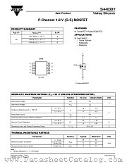 SI4403DY datasheet pdf Vishay