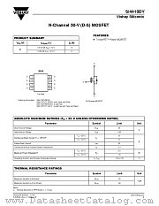SI4410DY-REVA datasheet pdf Vishay