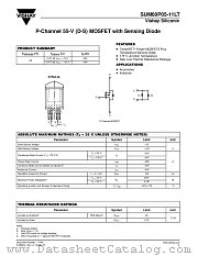SUM60P05-11LT datasheet pdf Vishay