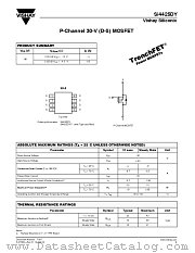 SI4425DY datasheet pdf Vishay