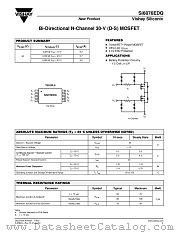 SI6876EDQ datasheet pdf Vishay