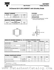SI4736DY datasheet pdf Vishay