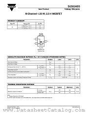 SI2302ADS datasheet pdf Vishay