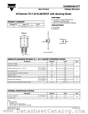 SUM60N08-07T datasheet pdf Vishay