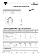 SI3441DV datasheet pdf Vishay