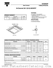 SI7856DP datasheet pdf Vishay