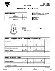 SI1417DH datasheet pdf Vishay