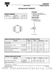 SI4356DY datasheet pdf Vishay