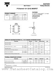 SI3473DV datasheet pdf Vishay