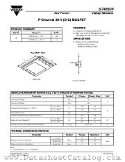 SI7483DP datasheet pdf Vishay