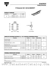 SI3457BDV datasheet pdf Vishay