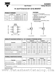 SI3590DV datasheet pdf Vishay