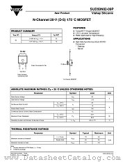 SUD50N02-09P datasheet pdf Vishay