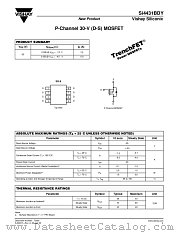SI4431BDY datasheet pdf Vishay