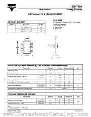 SI3471DV datasheet pdf Vishay