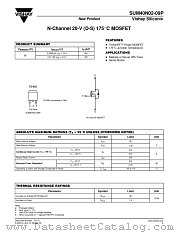 SUM40N02-09P datasheet pdf Vishay