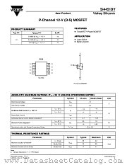 SI4451DY datasheet pdf Vishay