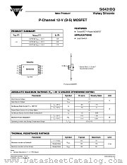SI6421DQ datasheet pdf Vishay
