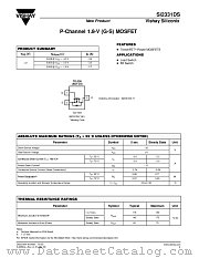 SI2331DS datasheet pdf Vishay