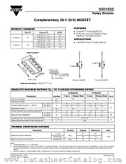 SI5515DC datasheet pdf Vishay