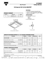 SI7356DP datasheet pdf Vishay