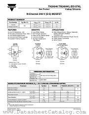 BS107KL datasheet pdf Vishay