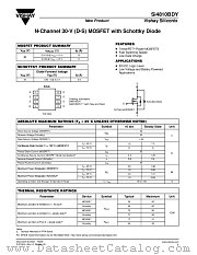 SI4810BDY datasheet pdf Vishay