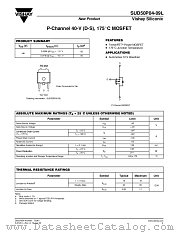 SUD50P04-09L datasheet pdf Vishay