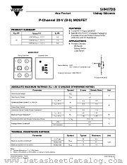 SI8407DB datasheet pdf Vishay