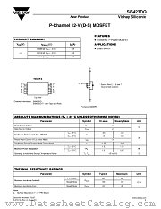 SI6423DQ datasheet pdf Vishay