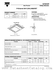 SI7491DP datasheet pdf Vishay