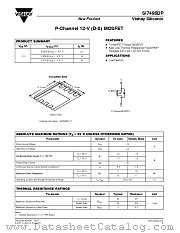 SI7495DP datasheet pdf Vishay