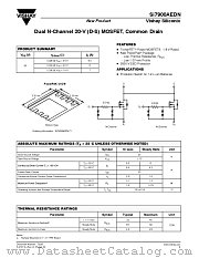 SI7900AEDN datasheet pdf Vishay