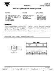 DG2714 datasheet pdf Vishay