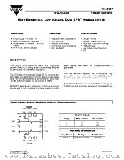 DG2032 datasheet pdf Vishay