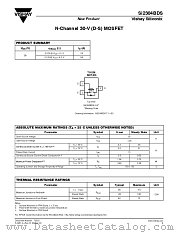 SI2304BDS datasheet pdf Vishay