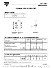SI3442BDV datasheet pdf Vishay