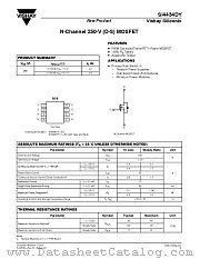 SI4434DY datasheet pdf Vishay