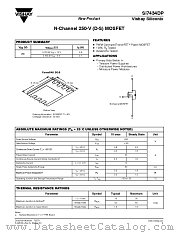 SI7434DP datasheet pdf Vishay