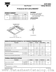 SI7413DN datasheet pdf Vishay