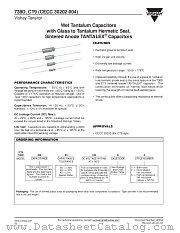 738D, CT9 (CECC 30202-004) datasheet pdf Vishay