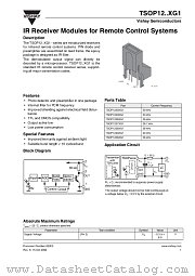 TSOP12..XG1 datasheet pdf Vishay