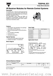 TSOP48..ZC1 datasheet pdf Vishay
