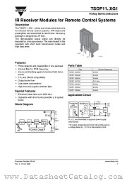 TSOP11..XG1 datasheet pdf Vishay