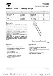 TLR.440. datasheet pdf Vishay